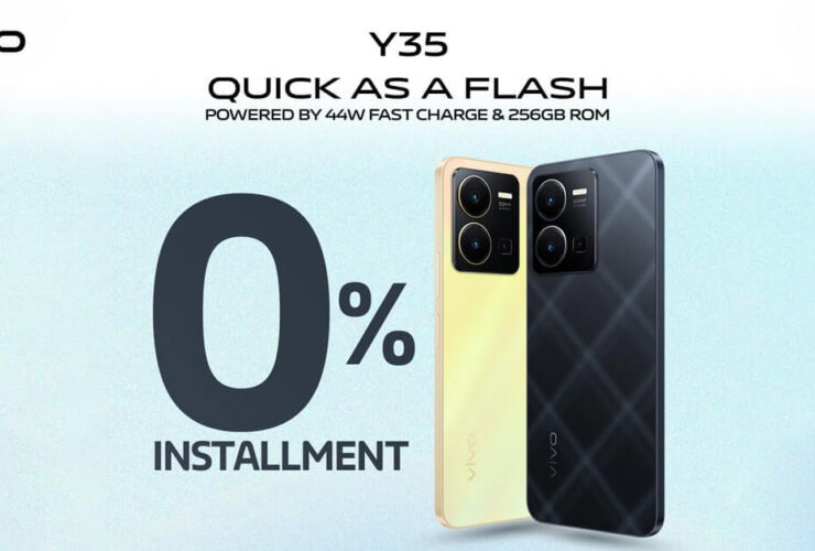 Grab your vivo Y35 #QuickAsAFlash via Home Credit and Credit Cards