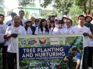 Sharp Philippines Planted 450 Narra Trees in Mt Makiling