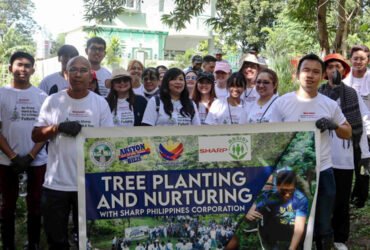 Sharp Philippines Planted 450 Narra Trees in Mt Makiling