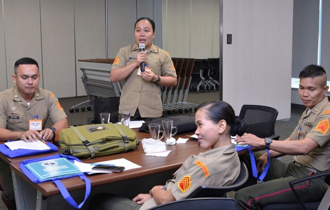 AFP personnel attending a BDO Foundation financial education session